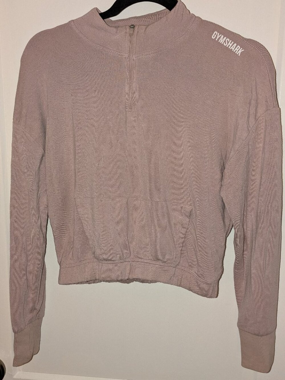 Gymshark cropped active wear quarter zip